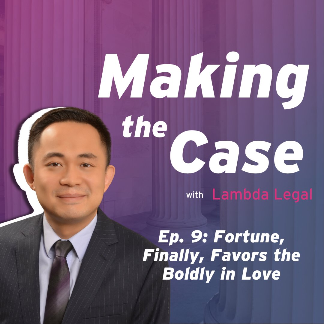 Episode nine of #MakingTheCase is now available on YouTube! Tune in to hear Lambda Legal Senior Counsel Peter Renn talk through the hard-fought legal battle to secure equal access to Social Security survivors’ benefits ➡️ youtu.be/_YQnyiUHefo