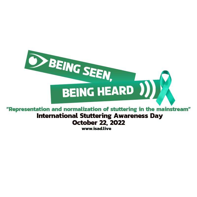 Today is International Stammering Awareness Day. We want stammering to be seen and be heard #stammer #stutter #ISAD22