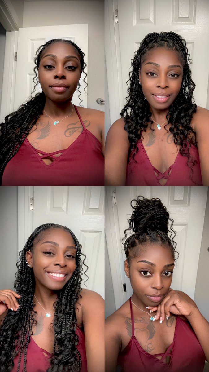 2spiiCee's tweet photo. Hair day! 🫶🏾 Large Boho Knotless #BraidedUp #BlaqEmpireBraidStudio https://t.co/CxIo2mCPiM