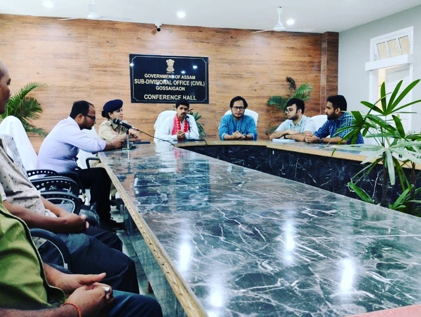aranyaksaikia's tweet photo. Took charge as Sub-Divisional Officer (Civil), Gossaigaon Sub-Division. To new beginnings! #firstcharge @SDO_CGossaigaon https://t.co/BHIcJii9Vy