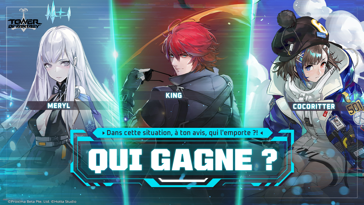 ToF_FR_Official's tweet photo. Vous connaissez les règles... Il ne peut en rester qu'un/une !
Dans cette situation, qui l'emporte selon-toi ?
#teamCocoritter #teamKing #teamMeryl https://t.co/mj6bBhxAMM