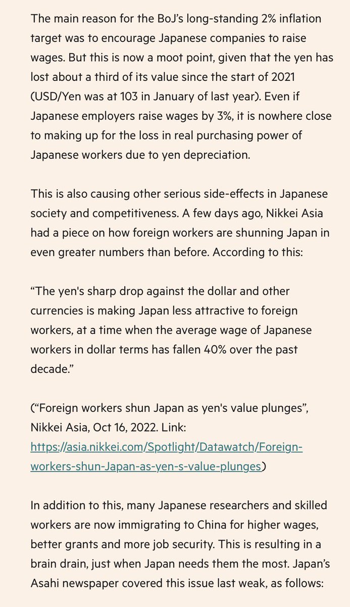 YukieKudo314's tweet photo. The weak( depreciation)#yen does NOT get solved by the #MarketIntervention -it is a pure waste of the Foreign Currency Reserves &it has only a negative effect as the root causes of the #Yen #Depreciation are the results of the fundamental economy w no effect of Intervention ! https://t.co/uek9CDCO8p