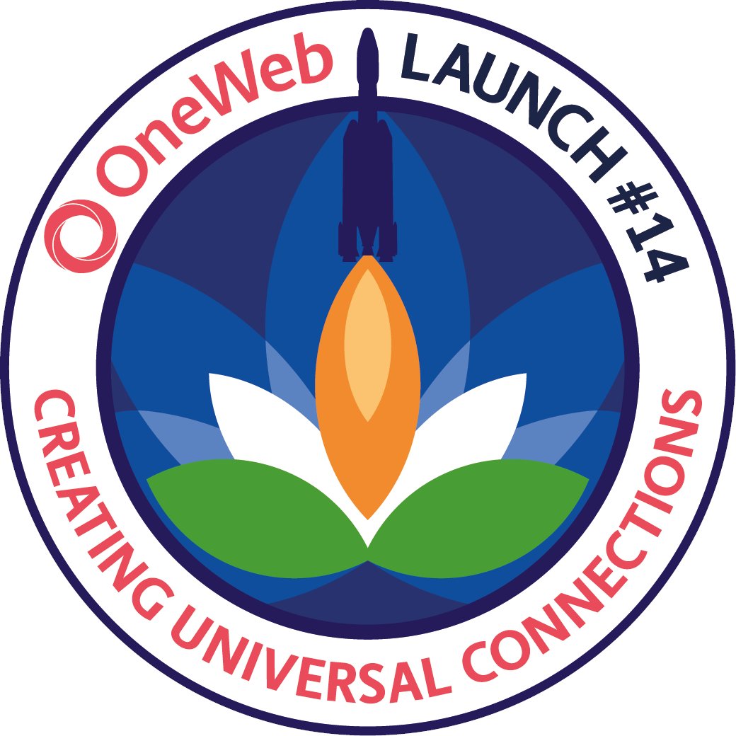 EutelsatGroup's tweet photo. We’re now under six hours from lift-off, so there’s no better time to reflect on Launch #14’s mission patch.

This patch reflects Indian culture, its ethos, and its spirit of winning. We are proud to be building universal connections from Indian soil.

#OneWebLaunch14 🚀 https://t.co/mDbqwAWXi4
