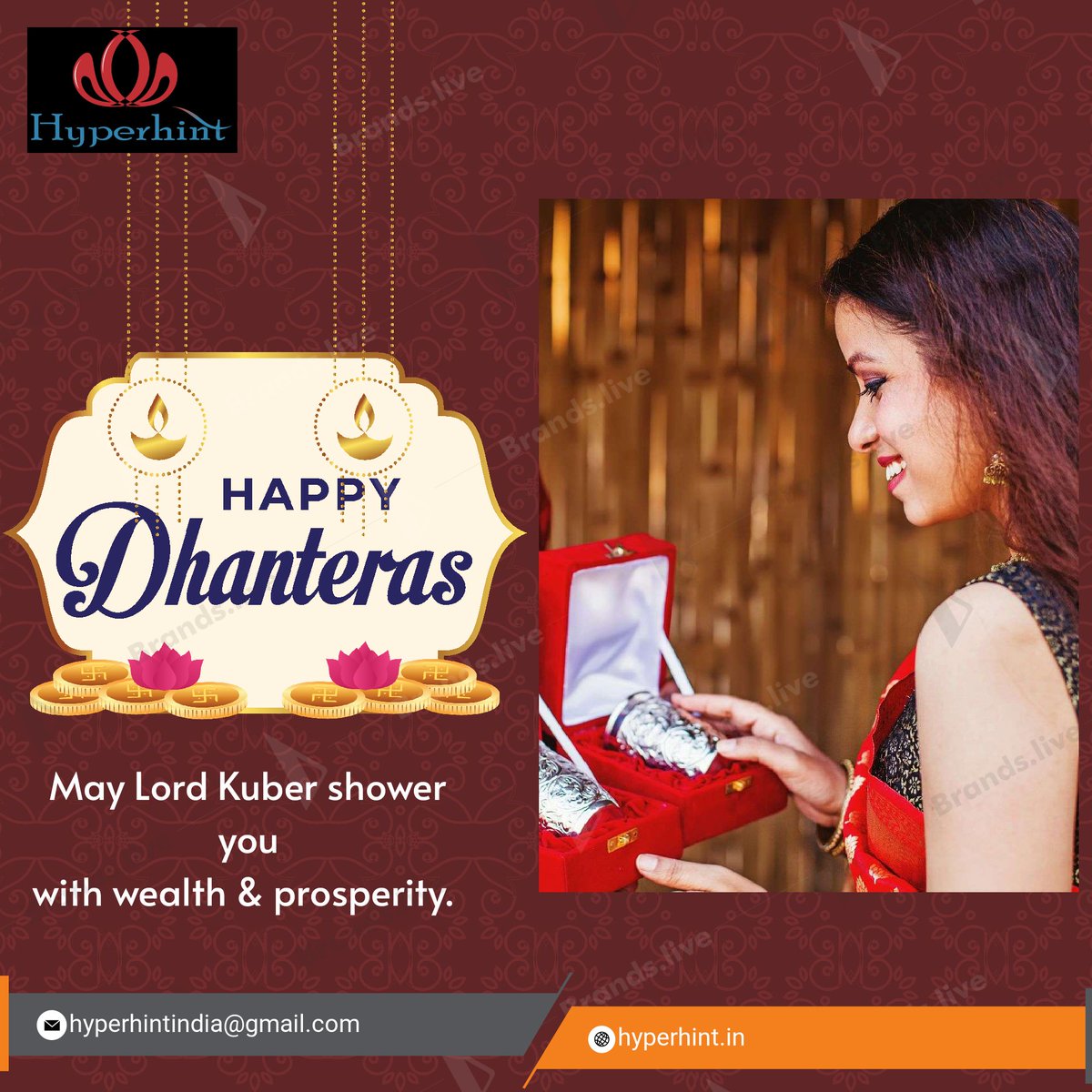 GNishaGupta's tweet photo. Happy Dhanteras.
May lord kuber shower you with wealth and prosperity. 🎆🎆🙏 https://t.co/rha3BN2jmP