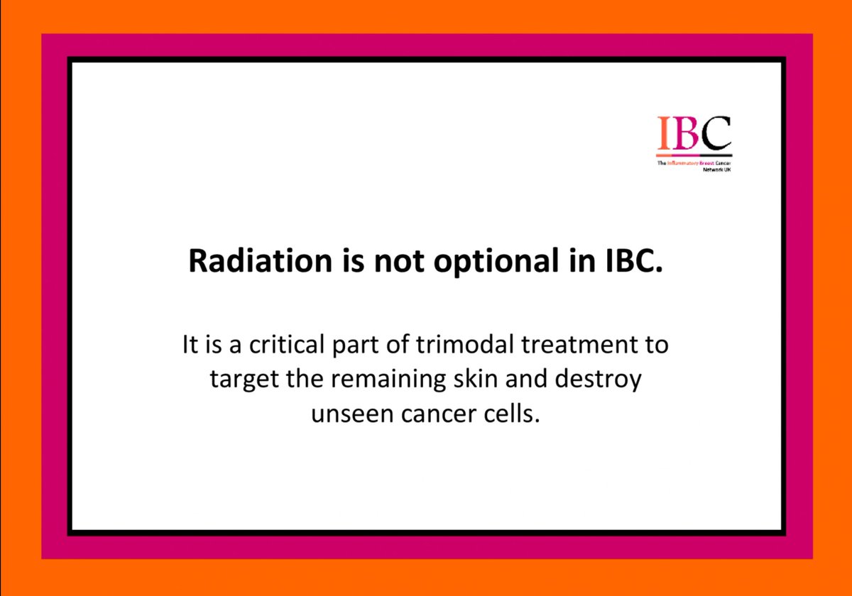 IBCNetworkUK's tweet photo. 31 Days of Facts about Inflammatory Breast Cancer.

Day 22:
#31daysofIBCfacts 
#BreastCancerAwarenessMonth
#BCAM https://t.co/xIUC85XHP7