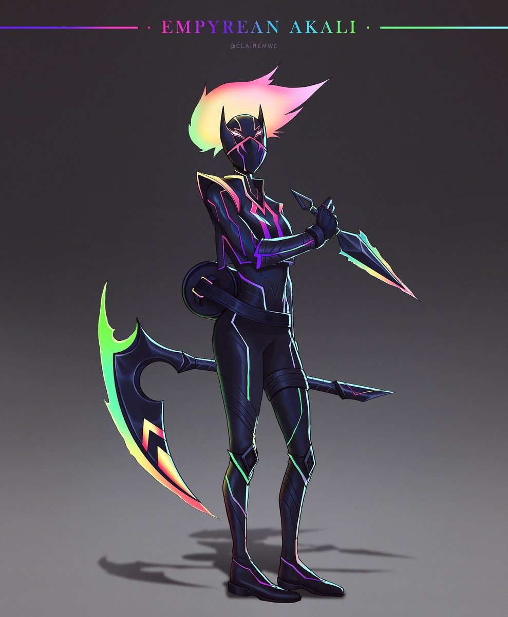 CLAIREMWC on Twitter: "#skintober 11: Empyrean Akali . . . #conceptober