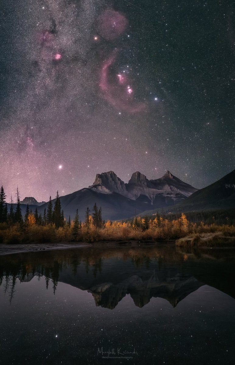 MKiczenski's tweet photo. GM! While down in Texas for work, processed this #orion picture from #canmore, #albeta, #canada! Such pretty #fallcolors, too! Have a great day! https://t.co/ayi1YIeh2O