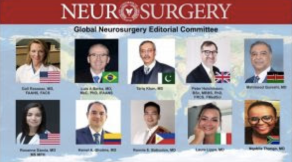 Colleague, friend & collaborator @RoxannaMGarcia selected for the editorial board of the #MoonShot #GlobaNeurosurgery initiative @neurosurgery @CNS_Update journal! No better #RisingStar #Leader in #neurosurgery #globalhealth. Awesome team @grosseaumd @ronibats @sparklingcsf &more