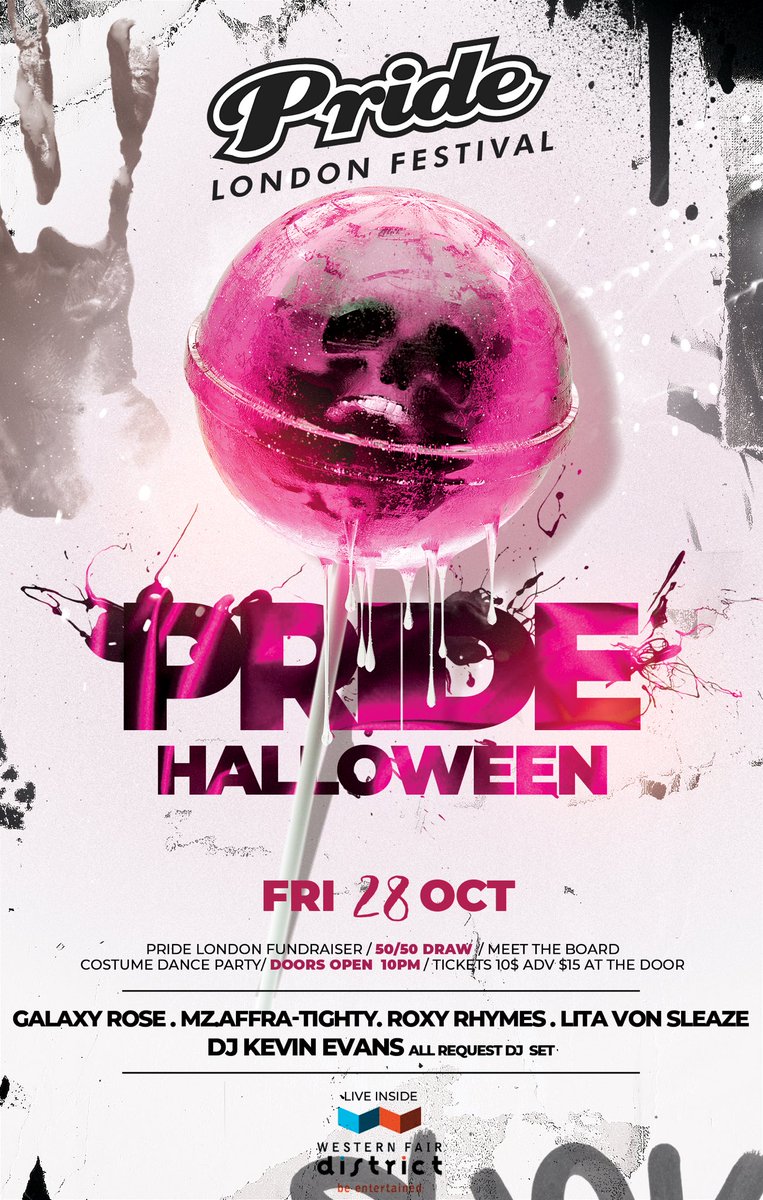 Advance tickets are now available! Get your tickets at pridelondon.ca