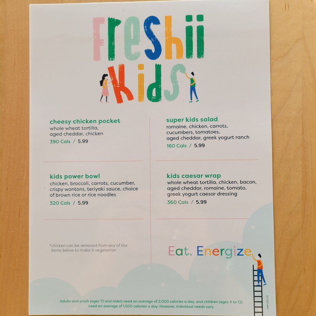 FreshiiBolton's tweet photo. Kids Eat Free every weekend @FreshiiBolton !!  #SaturdayVibes #Caledon #CaledonLiving #weekendvibes #weekend #WeekendFun #eatenergize #FuelledbyFreshii #WeTheNorth #LeafsForever @CPCC_EarlyON @YourCaledon #kids https://t.co/7L2tZqIqS7