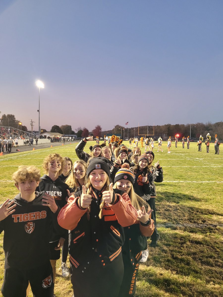 Ring the bell! Special moment Friday night in Strasburg. We couldn't be happier for our team, fans and community. Enjoy the moment and thank you for never giving up! Way to leave a legacy seniors. You earned your stripes!