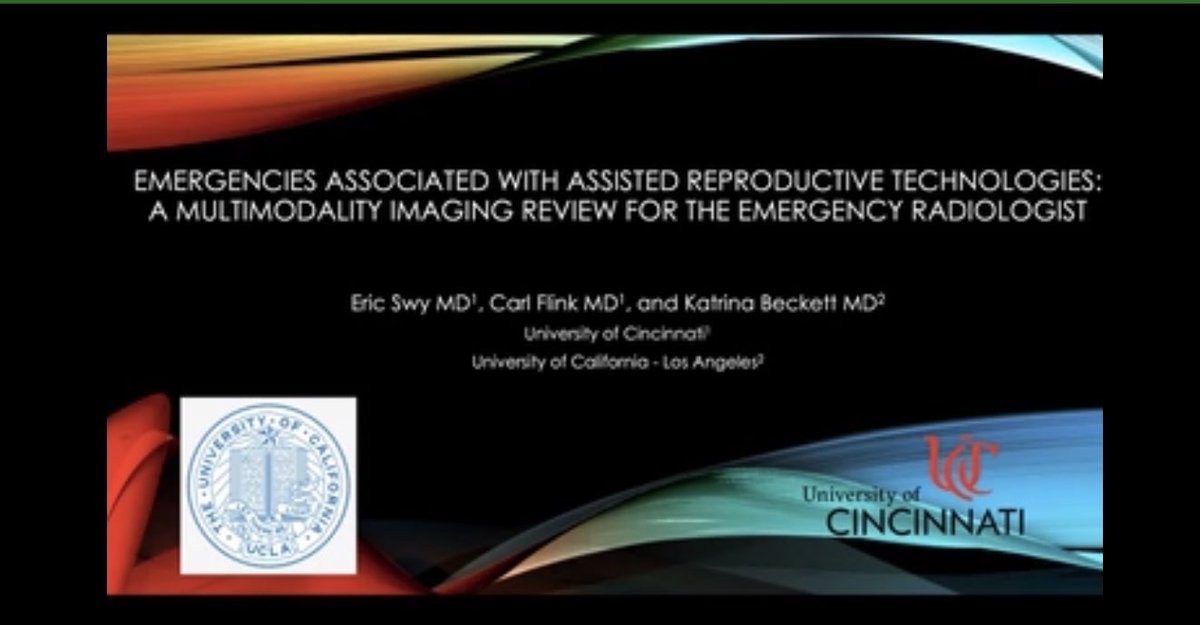 UCRadRes's tweet photo. Outstanding educational exhibit reviewing emergencies associated with assisted reproductive technologies  @swyericMD @SD_HW #aser2022 @ERadSociety https://t.co/JPBjSx9qGe