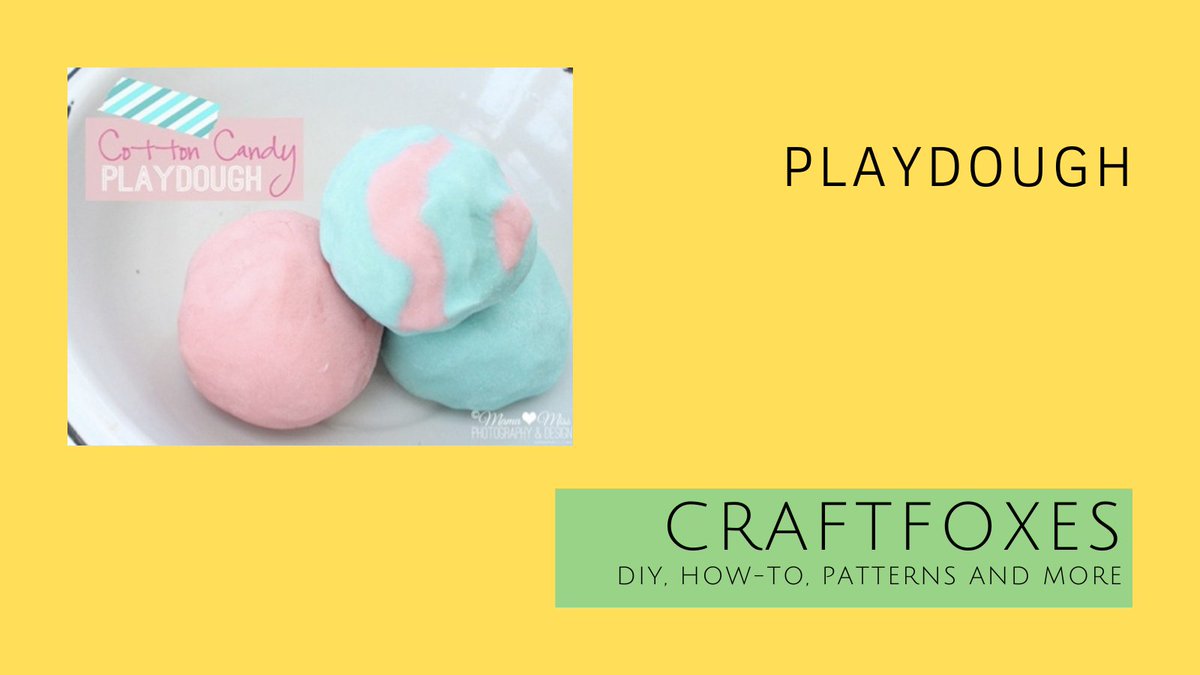craftfoxes's tweet image. Cotton Candy Play Dough Recipe

craftfoxes.com/blog/cotton-ca…

#cotton #candycraft #candy #clay #kids #craftsforkids #art #craft #shop #artsandcrafts
