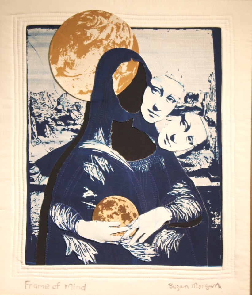 #ArtoftheDay: Fiberarts Guild of Pittsburgh Membership Exhibition
"Frame Of Mind" by Suzan Ann Morgan (Textiles, $850) is currently on view in our gallery