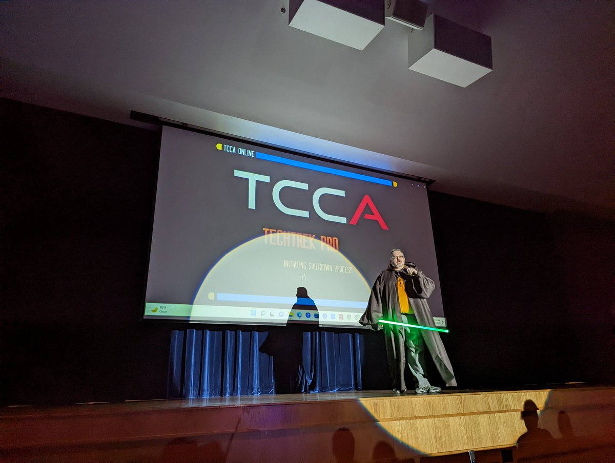Dorian Wesley (@dorianwesleytsh) on Twitter photo Spotted a DLS Trek!
<a href="/TCCAconf/">Technology Curriculum Conference of Aldine (TCCA)</a> #TCCAHunt Spotted a DLS Trek!
<a href="/TCCAconf/">Technology Curriculum Conference of Aldine (TCCA)</a> #TCCAHunt