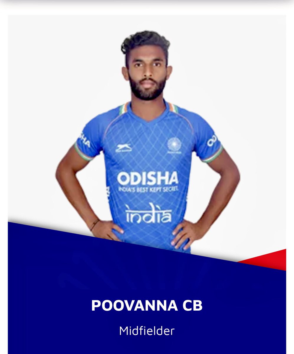 Congratulations to Poovanna CB from Kodagu who made his debut today for the Junior Indian hockey team at The Sultan of Johor cup in Malaysia. 
<a href="/KodaguConnect/">Kodagu Connect</a> <a href="/prajna_gr/">Prajna G R</a> <a href="/kodavaclan/">KodavaClan</a> <a href="/kodagu4tomorrow/">Kodagu For Tomorrow</a> <a href="/KodaguVarthe/">DIPR Kodagu ವಾರ್ತಾ ಮತ್ತು ಸಾರ್ವಜನಿಕ ಸಂಪರ್ಕ ಇಲಾಖೆ</a> <a href="/coorgpost/">TheCoorgPost</a> <a href="/GoCoorg/">Go Coorg</a>