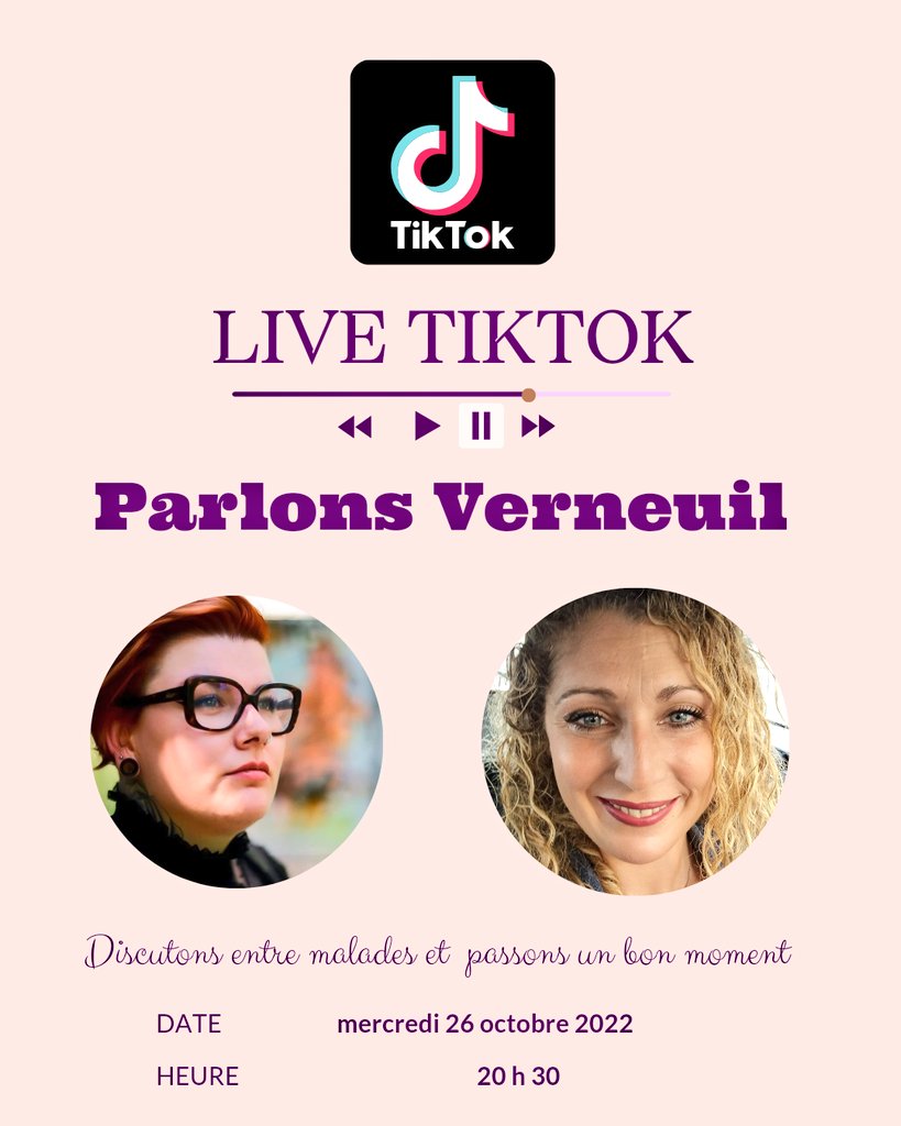 vanessaverneuil's tweet photo. #vanessalaverneuillette #live #maladiedeverneuil #hidrosadenitesuppuree  #hidradenitissuppurativa #tiktok #livetiktok #tiktokers #maladieinflammatoire #dermatology #hswarrior #hsheroes #HScommunity #abces #verneuil #maladieinvisible #maladieinflammatoire #maladiechronique https://t.co/wRsTUQ2gFm