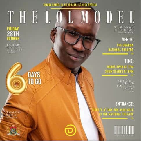 The Lol 😂 model is here with a Special Comedy Edition!! You can't afford to be somewhere else other than the National theater come 28th Oct. 2022.<a href="/donaldjokello/">Don K3lly🇺🇬</a> <a href="/charles_oloa/">Charles Oloa</a> <a href="/2008gomu/">Musinguzi Goodluck R #KigeziNews #Mohdelivers</a> <a href="/dan/">dan</a>