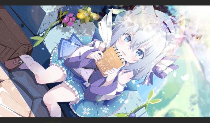 スケブ納品完了～ありがとうございましたー!
旅の休憩中に絡まれました。 