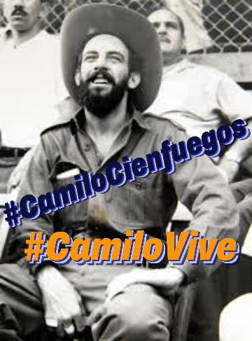 El Señor de la Vanguardia fue mucho más que un jefe militar distinguido en los combates. #CamiloVive #Cuba #CubaPorLaVida #CubaPorLaPaz #CubaEsAmor @CubCooperaVeGua  <a href="/cubacooperaven/">Brigada Médica Cubana en Venezuela</a>