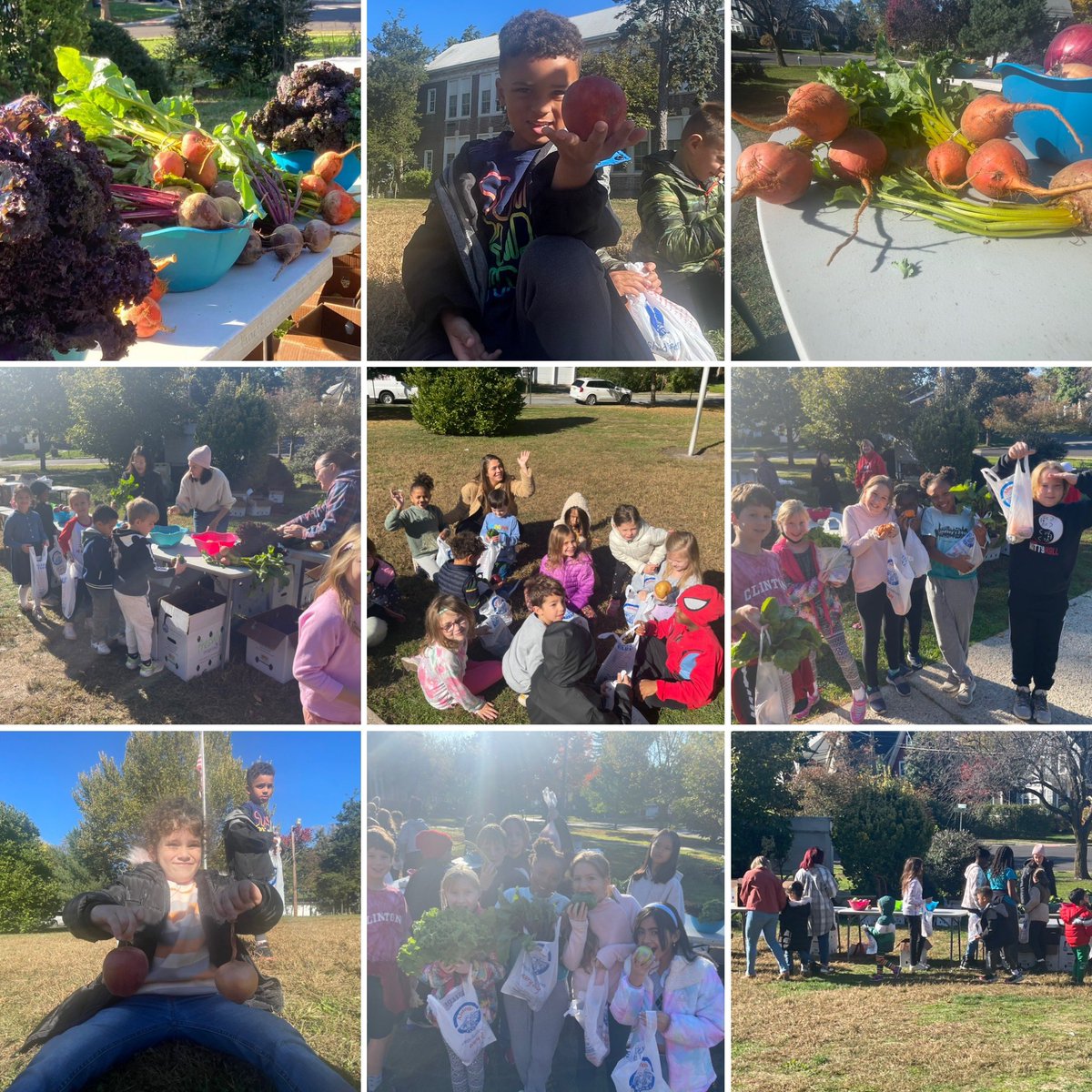 Clinton School Farmer’s Market! 🥬🥔🧅🫑🍎 Our Clinton Bears loved it! 🐻🐾❤️<a href="/JenConnors1/">Jen Connors</a> <a href="/SOMSDK12/">South Orange & Maplewood School District (SOMSD)</a>
