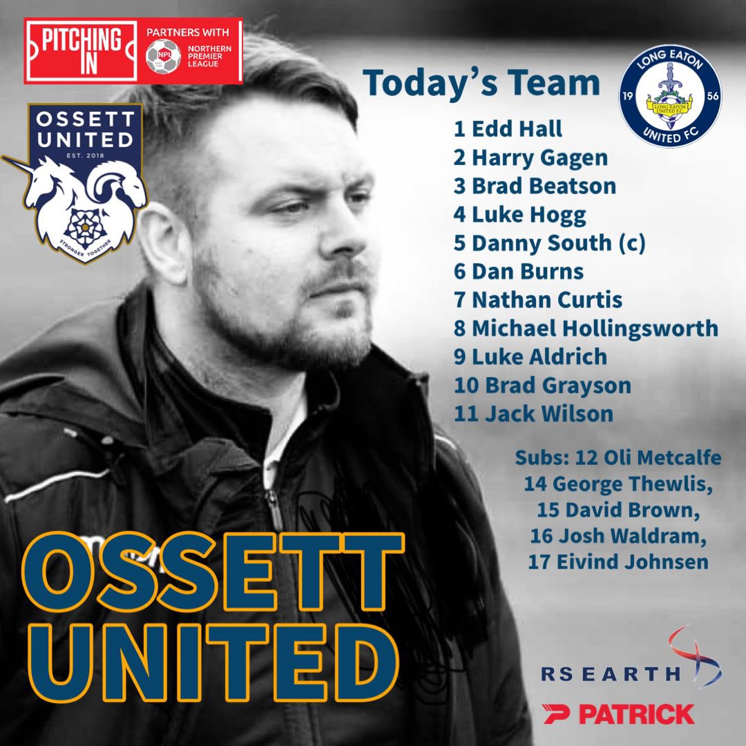 Todays team to face <a href="/LongEatonUnited/">Long Eaton United FC</a> in the <a href="/NorthernPremLge/">The Pitching In Northern Premier League</a> and we can’t wait to get going. #StrongerTogether #NonLeague #NewEra