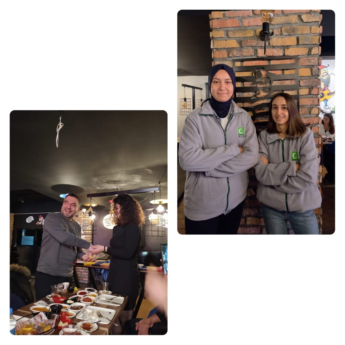 zbeugencyesilay's tweet photo. Kahvaltımızda çekiliş yaparak iki gönüllümüze Yeşilay seti hediye ettik. 🤗
Kazanan arkadaşlarımızın güzel günlerde kullanması dileğiyle. 💚💚

#gençyeşilay https://t.co/H4Kxyuh3T1