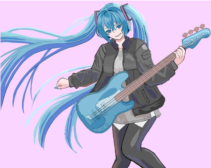 君も聴いてかない? #VOCALOID #初音ミク #女の子 #二次創作 #ギター少女 #初音未来 #ジャケット #ボカロ #ミク #Illust https://t.co/dc5vzX8Bnn 