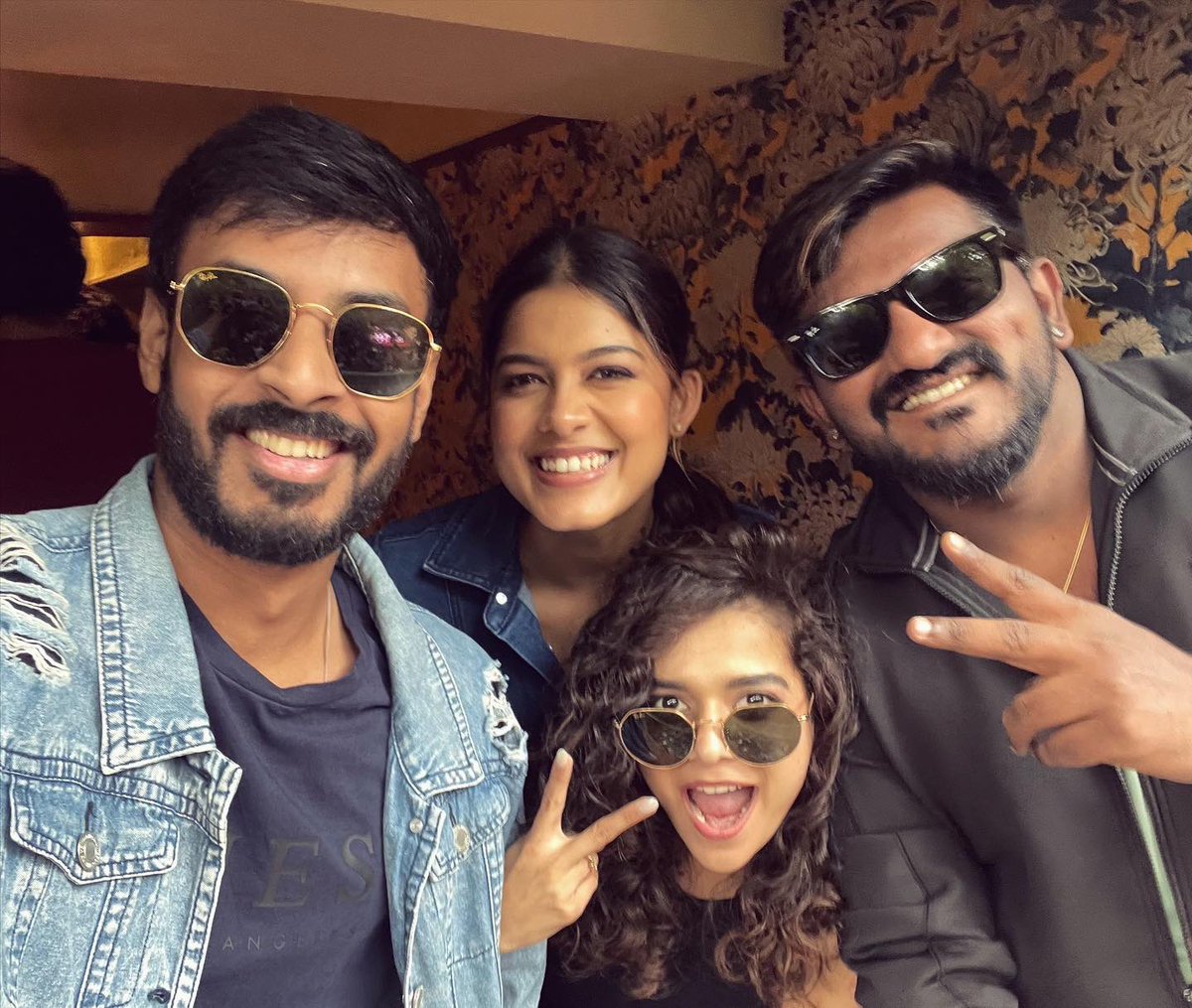 All smiles with this firecracker of a team 💥 Thanks to everyone for the incredible response to the film and the music! #OriDevuda ❤️‍🔥 @Dir_Ashwath @VishwakSenActor @mipalkarofcl @StarAshaBhat