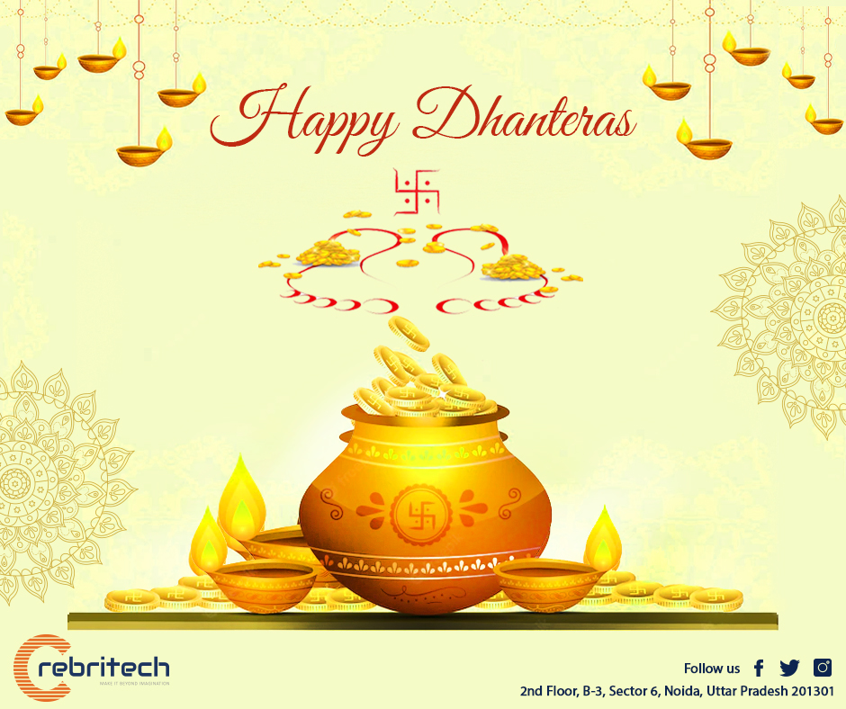 Crebritech's tweet photo. May the festival of Dhanteras lighten up new roads to success for you…. May you find new goals and see new dreams for a new life…. Wishing a very Happy Dhanteras. #happydhanteras2022 #Dhanteras #dhanterascelebration🙏 #prosperity #maalaxmi🙏 https://t.co/iBuc0KoPsh