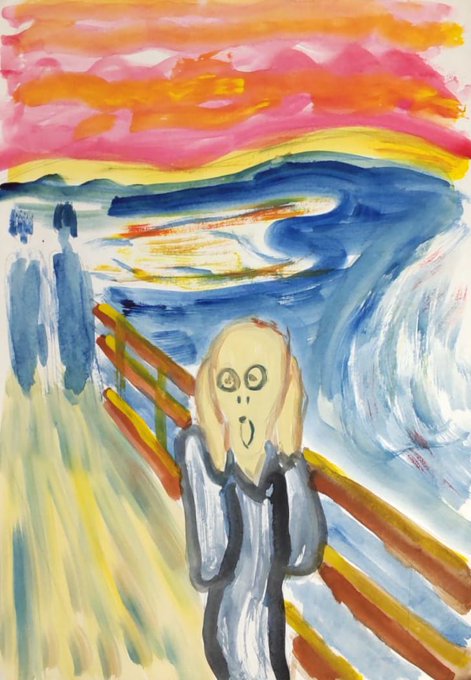 ムンクの叫びのtwitterイラスト検索結果 ムンクの叫びのtwitterイラスト検索結果