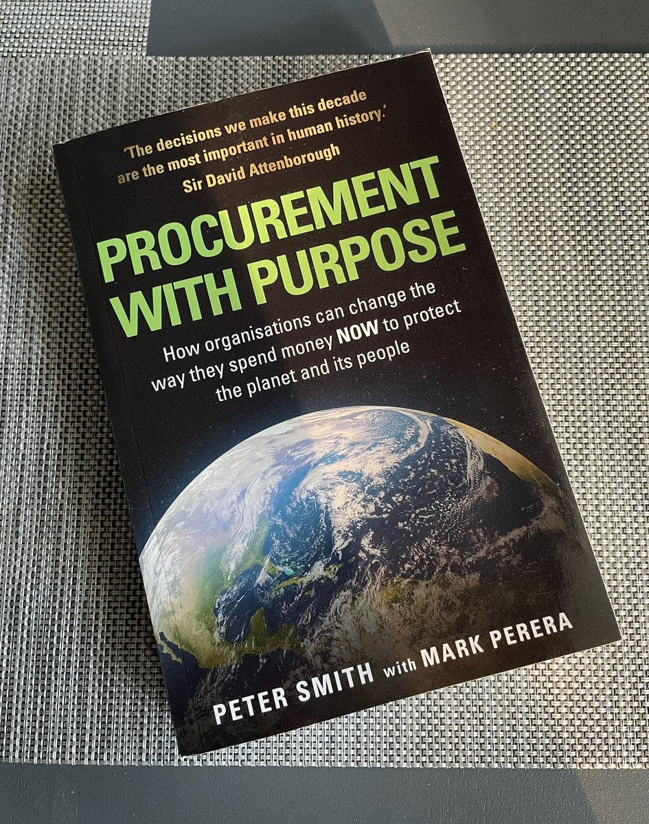 Inspired by an insightful session from <a href="/gpetersmith/">Peter Smith</a> at #REV, excited that my copy of #procurementwithpurpose has arrived. <a href="/markperera/">Mark Perera</a> <a href="/JaggaerPro/">JAGGAER</a> #procurement