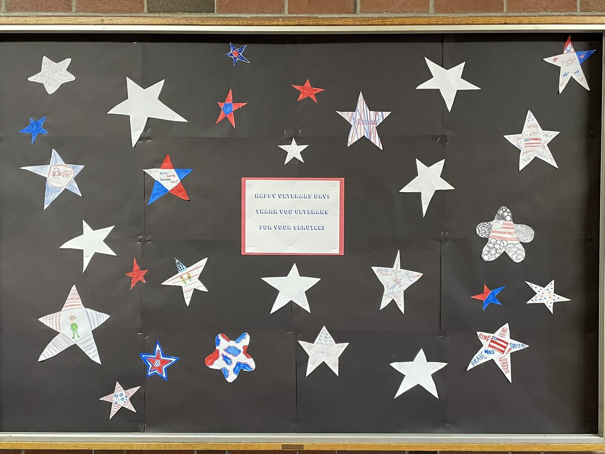 We have been infusing community service/awareness into our art projects. #BreastCancerAwareness #VeteransDay