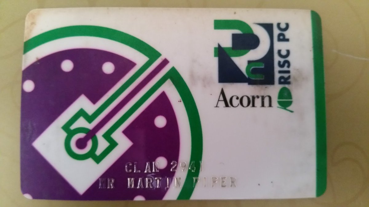 MartinPiper's tweet image. #Acorn #RISCPC days