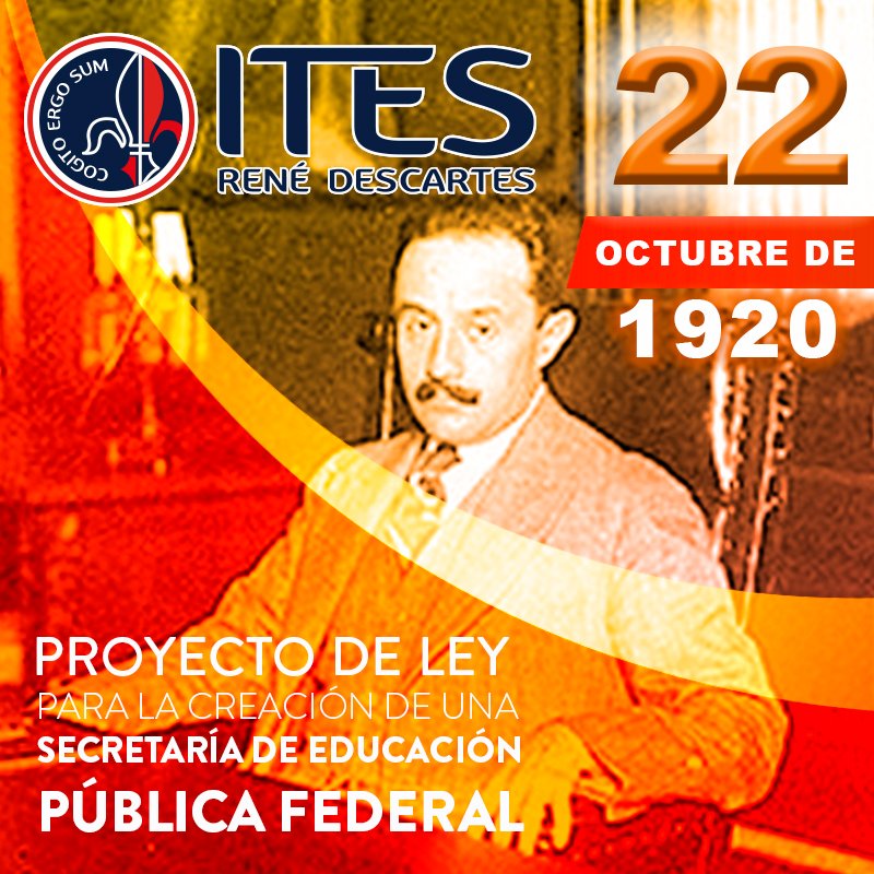 itesrene's tweet photo. ✨José Vasconcelos elaboró un proyecto de ley para lograr la creación de la SEP, sin embargo, se presentaron situaciones adversas ya que hubo algunos diputados quienes incluso prepararon iniciativas propias que codiciaban el forjar la nueva Secretaría✨. https://t.co/r6vAwclfqR