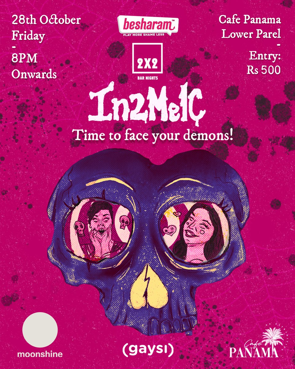 Honouring the sacred fear of Intimacy, Gaysi Family and @IMbesharam bring to you a night of purge and shivers, seeped in play, prance, and performances! More info & tix: imojo.in/1Dja1xN #mumbai #halloweenparty