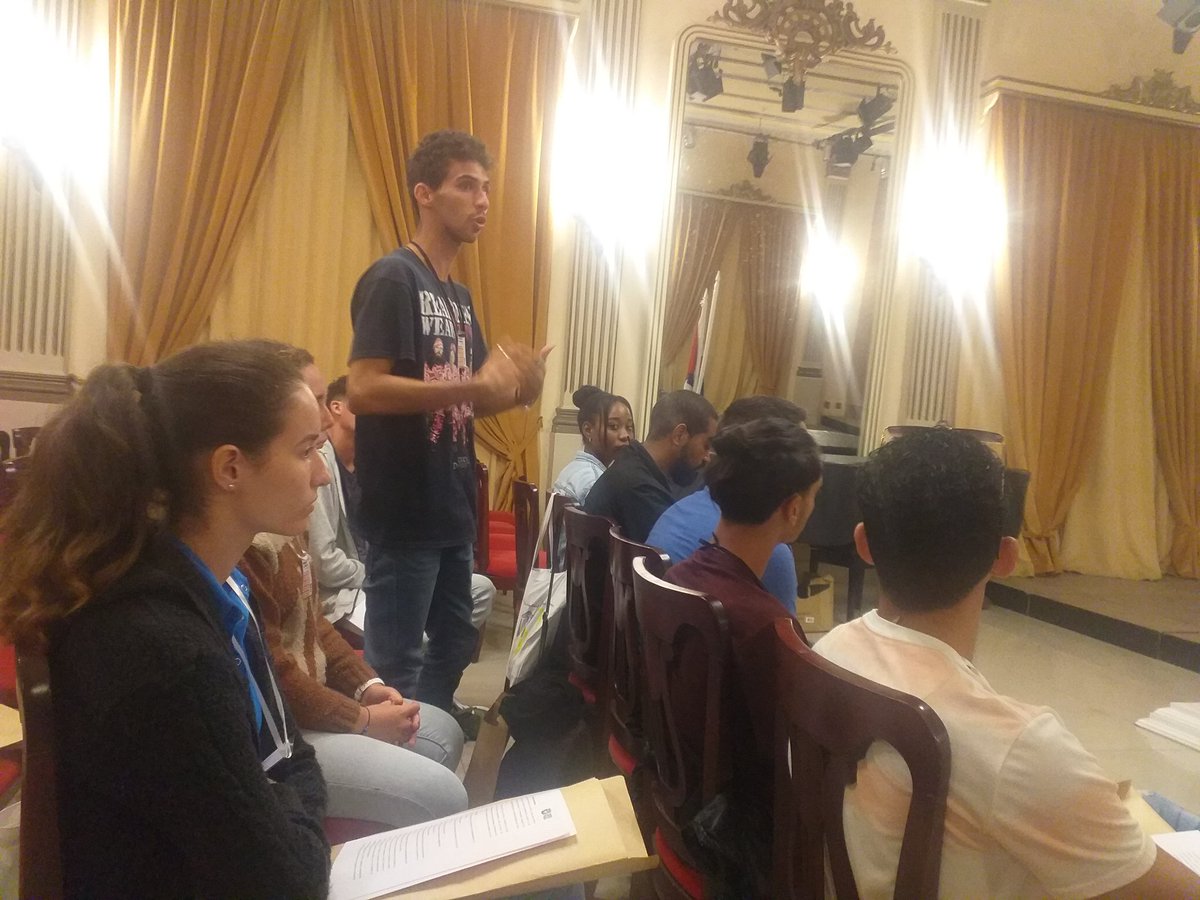 Osbel Marrero Acosta (@osbelmarrero) on Twitter photo Se desarrolla en la Sala White taller de Extensión Universitaria con los delegados al Congreso de la FEU.
<a href="/mariofsabines/">Mario Sabines Lorenzo</a> <a href="/SuselyMorfaG/">Susely Morfa González</a> <a href="/KenelmaCarvaja1/">Kenelma Carvajal</a> <a href="/gpppmatanzas/">Gobierno Provincial del Poder Popular en Matanzas</a> Se desarrolla en la Sala White taller de Extensión Universitaria con los delegados al Congreso de la FEU.
<a href="/mariofsabines/">Mario Sabines Lorenzo</a> <a href="/SuselyMorfaG/">Susely Morfa González</a> <a href="/KenelmaCarvaja1/">Kenelma Carvajal</a> <a href="/gpppmatanzas/">Gobierno Provincial del Poder Popular en Matanzas</a>