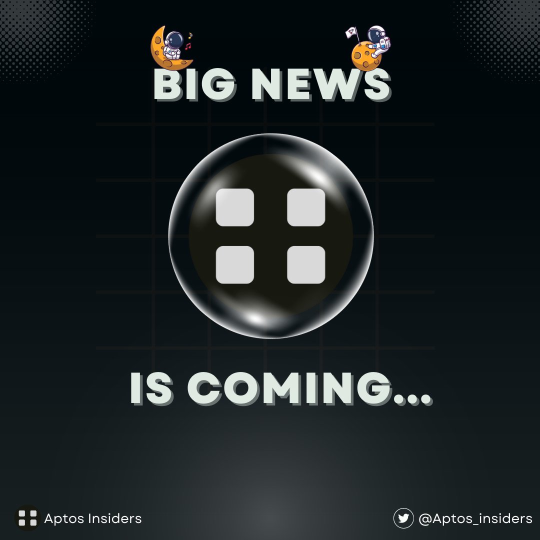 SolCommunityy's tweet photo. Over than 3 months of preparation, everything is ready🔔

Any interaction with this tweet will be considered for  BIG BOOM🚀

#Aptos #AptosNFTs #BigNews https://t.co/MKo33boNSJ