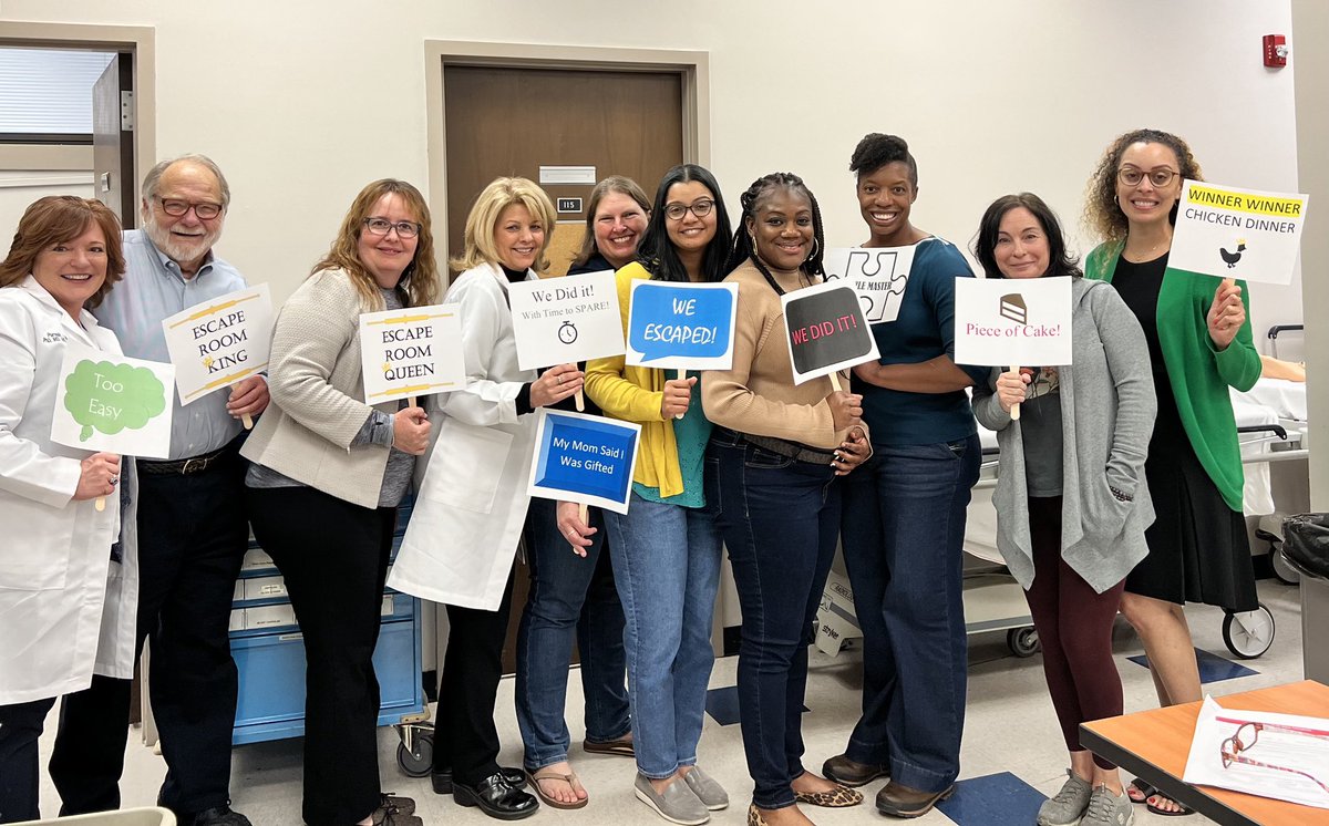 Escape Room with PhD students in Nursing Science #NursingScience #UofSCNursing