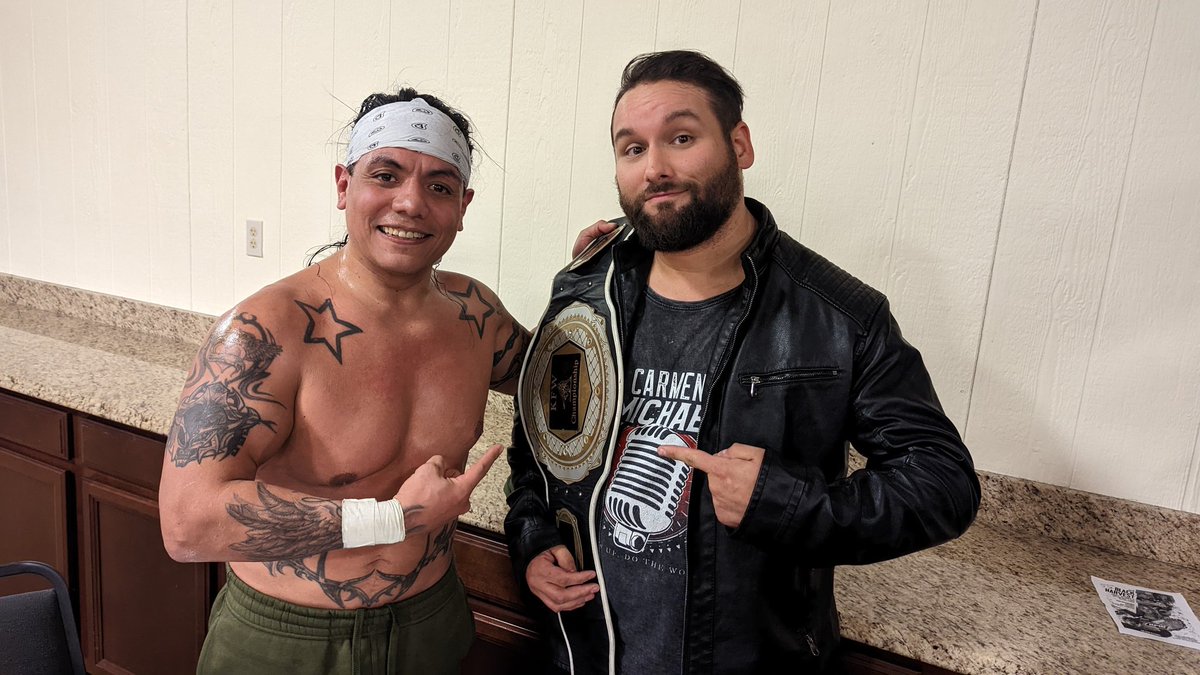 Shout-out to the goat, Juventud Guerrera for (unofficially) crowning me the undisputed champ last night. Had an absolute blast on commentary and can't wait to watch this one back! Stay juicy, my friends.