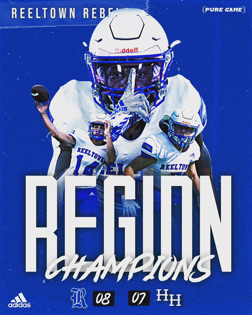 ReelRebelsFB's tweet photo. Region Champions. ⚪️🔵 #ALLIN #ReelRoadToGlory https://t.co/iPywDrcDjD