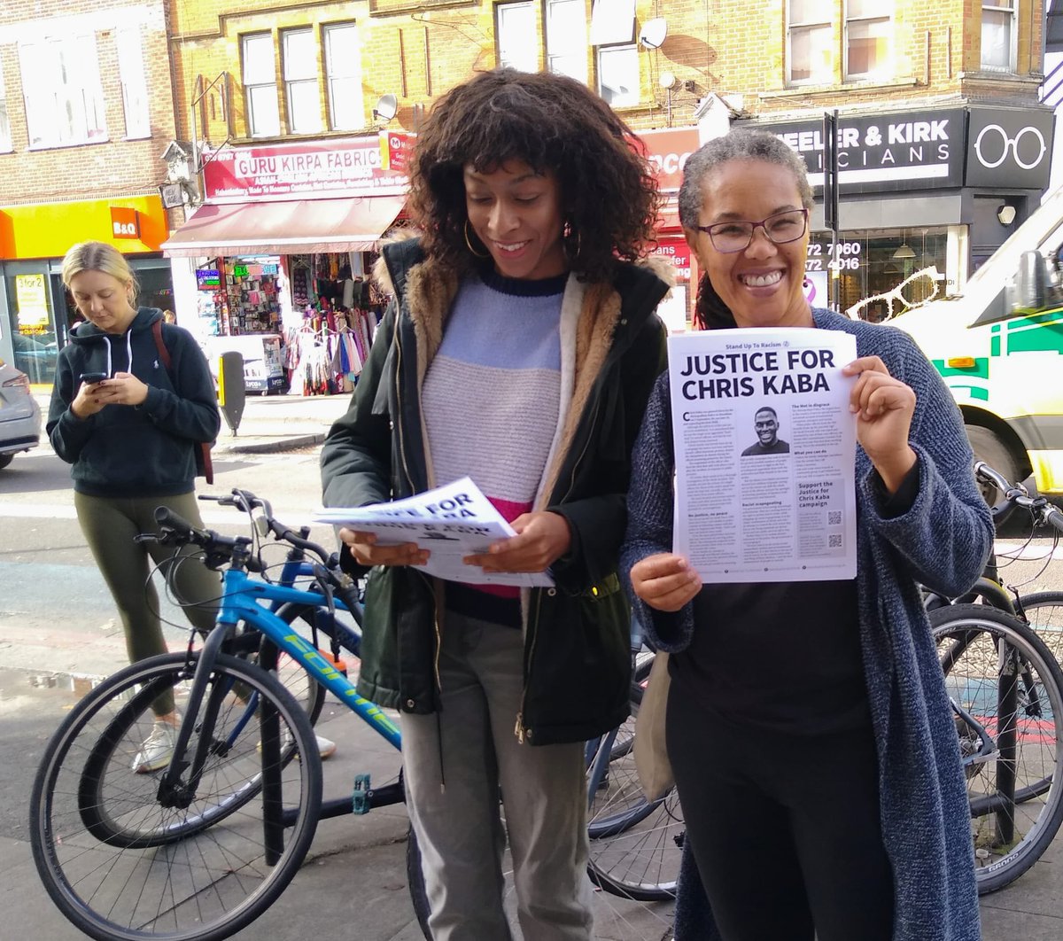 mowords's tweet photo. Lots of support from the public at our  Tooting stall calling for #Justice4ChrisKaba.
Glad to see people aren’t forgetting Chris and his family despite everything else that’s going on. https://t.co/v1ap8FFkkG