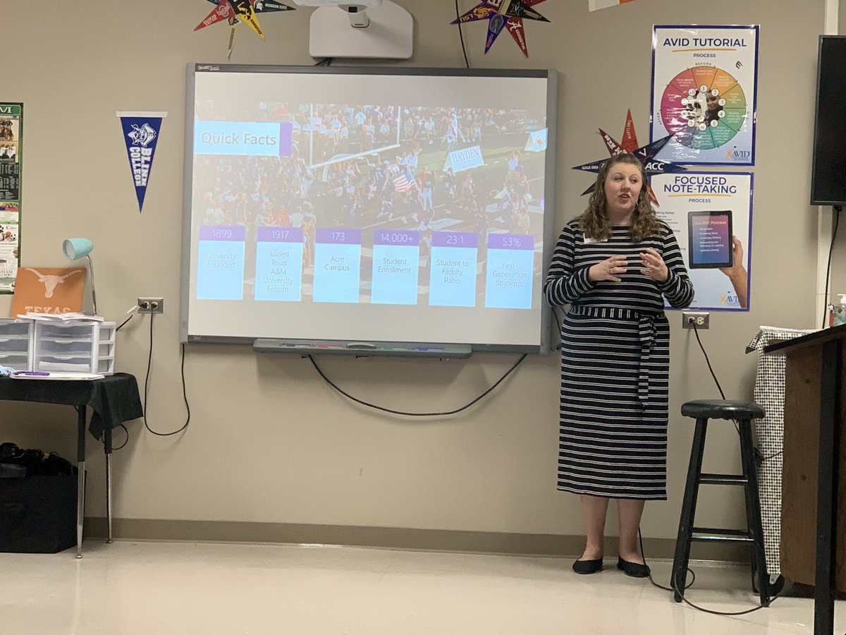 Awesome to hear about the fabulous <a href="/TarletonState/">Tarleton State University</a> and all of their great opportunities for students! <a href="/BrenhamHS/">Brenham High School</a> <a href="/AVID4College/">AVID</a>