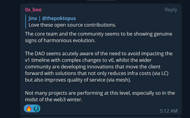 thepoktopus's tweet photo. $POKT was born in the last bear cycle, and we continue to build during this one. The level of innovation being delivered by the community right now is insane. 

The last bull run, people were complaining about not getting in before it started. This is literally your time. https://t.co/hphySZehgC