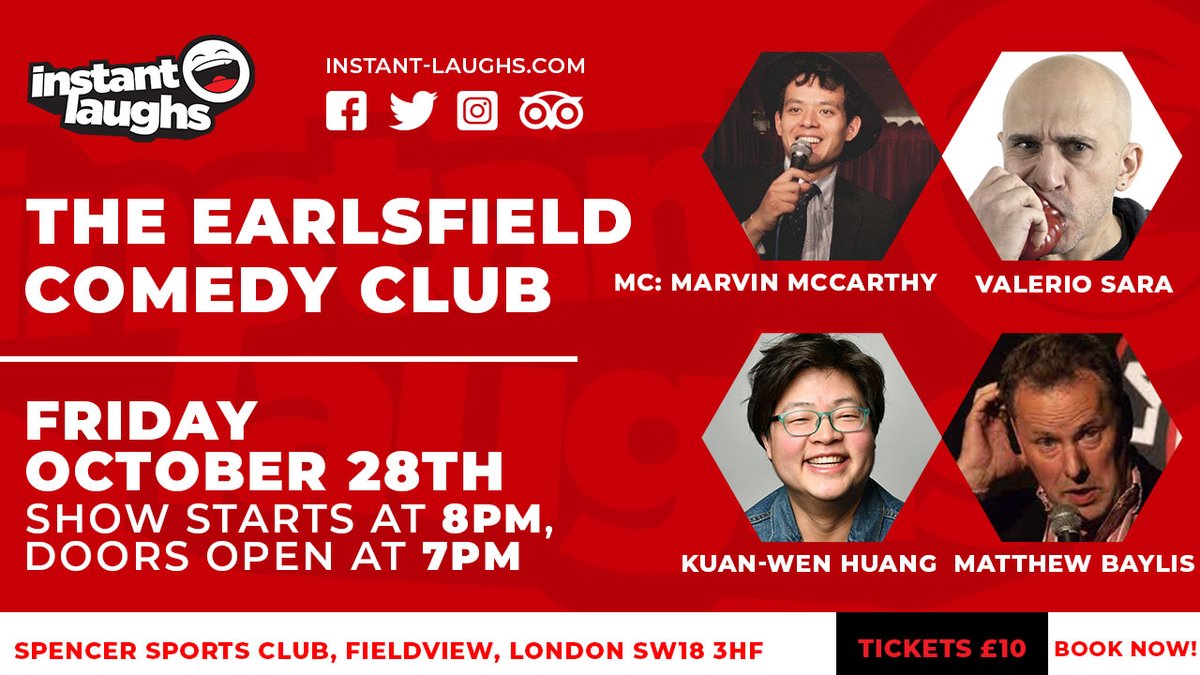 Instant-laughs (@instantlaughshq) on Twitter photo Have yourself a hilarious and unforgettable evening at the Spencer sports club #earlsfield #wandsworth #comedy <a href="/kuanwen_huang/">Kuan-wen Huang</a> <a href="/ValerioSaraYeah/">Valerio SarĂ </a> bit.ly/3DnyjeE Have yourself a hilarious and unforgettable evening at the Spencer sports club #earlsfield #wandsworth #comedy <a href="/kuanwen_huang/">Kuan-wen Huang</a> <a href="/ValerioSaraYeah/">Valerio SarĂ </a> bit.ly/3DnyjeE