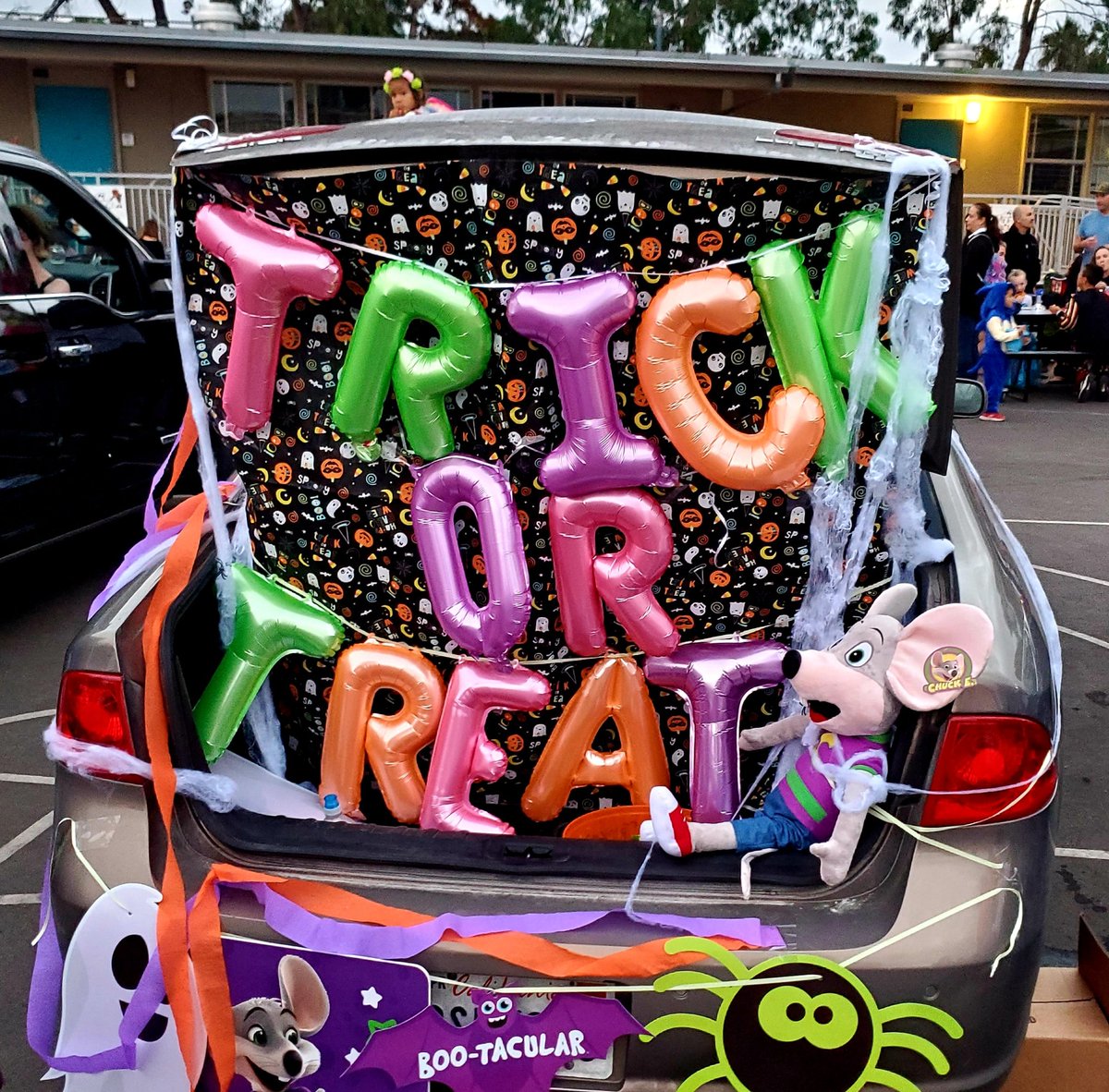 Trunk or treat! Our PTA did it again! Love the creativity and community! <a href="/sdschools/">San Diego Unified</a>