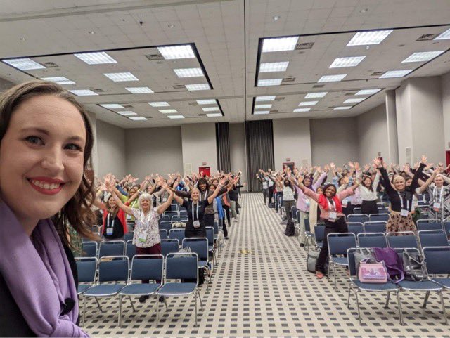 I made sure to get one of the #SWEselfies during my presentation while the audience was doing their Power Pose! Thank you to everyone who came out to my session at #WE22 and I’m glad I could share some presentation tips and tricks with you!