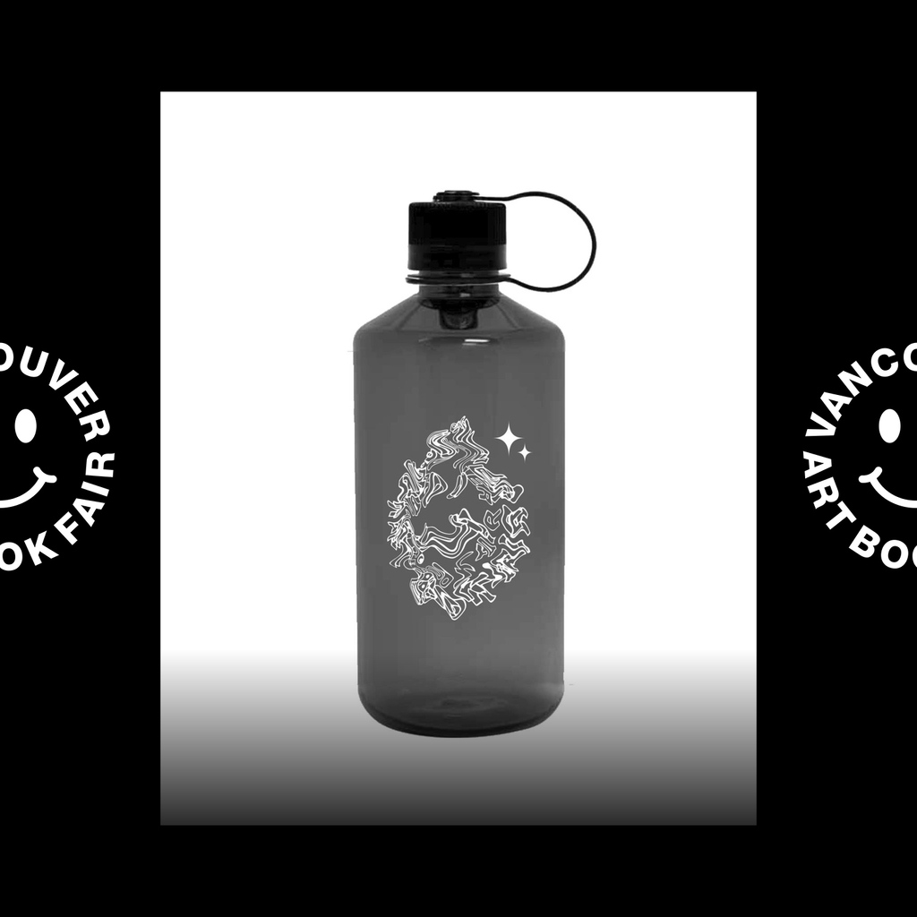 VABF CLUB: *NALGENE BOTTLE $30* Special Edition Custom (smoke grey, black lid) Nalgene bottle with artwork by Venom S Studios (<a href="/venom/">Venom</a>.sss)⁠. vabf.square.site
