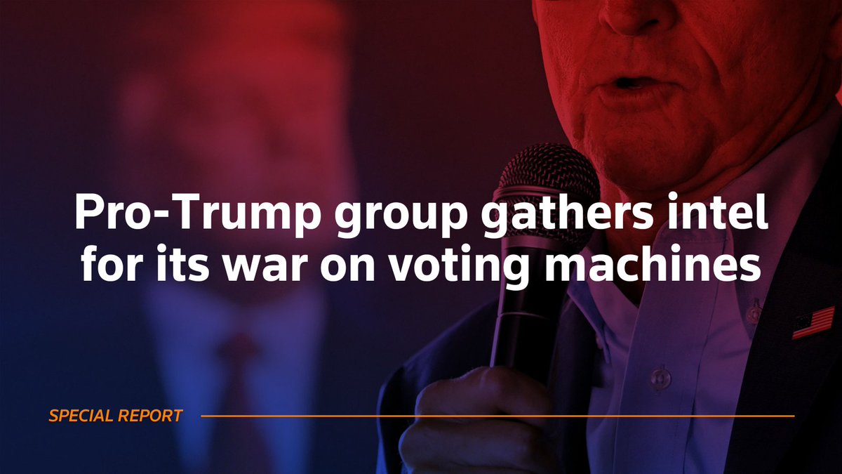 .<a href="/Reuters/">Reuters</a> examines a national effort, sponsored by the right-wing America Project, to gather intelligence from election officials. Surveyors said they were ‘nonpartisan’ but the group is run by Trump allies who allege the voting system is rife with fraud reut.rs/3MSGdjd