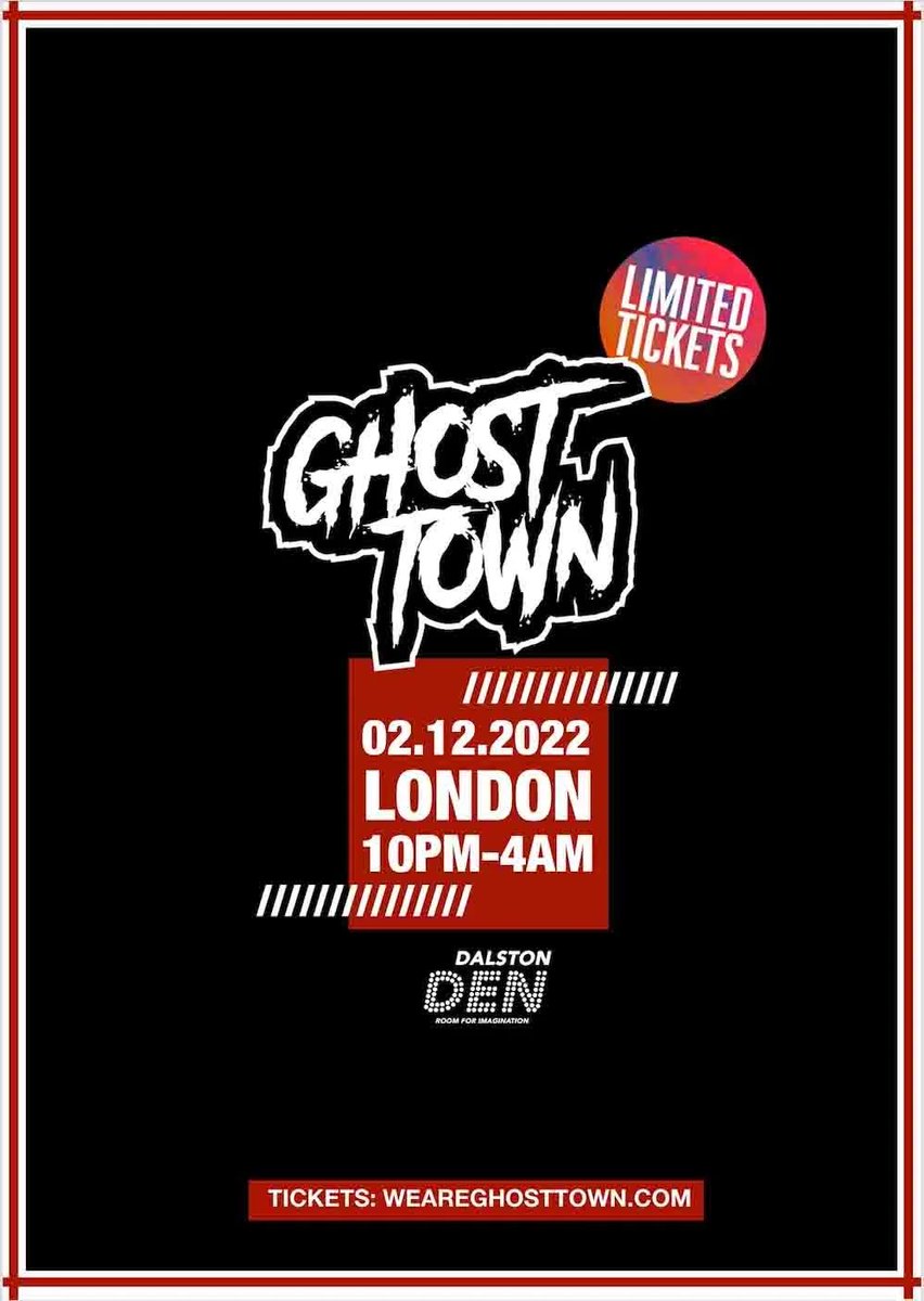 LONDON WE ARE GHOST TOWN! 

weareghosttown.bigcartel.com